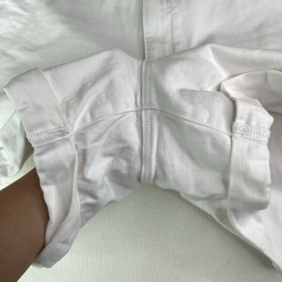 Torrid Boyfriend Shorts White Feel The Fit Vintage Stretch Women’s Denim Sz 24 - Picture 9 of 11